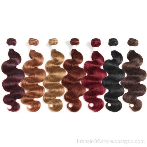 Brazilian Hair Bundles,Black Rose Brazilian Virgin Body Wave Ombre 1b/27# Human Hair Virgin Body Wave Hair Weave Grade